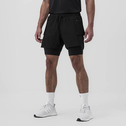 Fitness cargo shorts for fitness