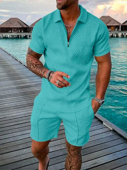 Summer Men's Casual Two-piece Sports Set 2024