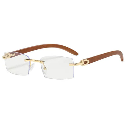 Rectangular Fashion Sunglasses without Frames