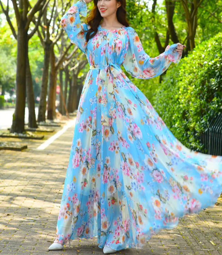 Floral Printed Comfy Dress