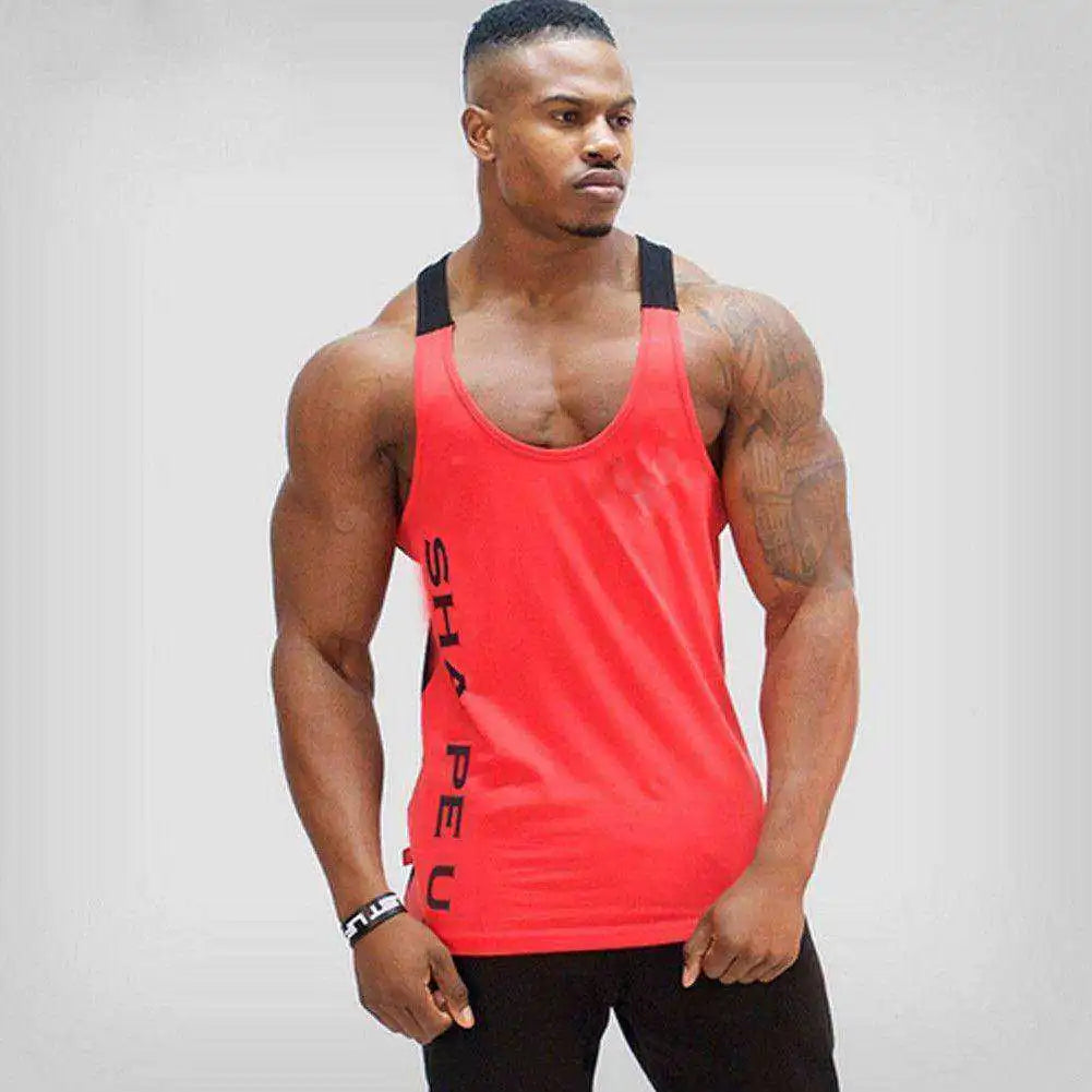 Aesthetic U-shaped Bodybuilding T-shirt