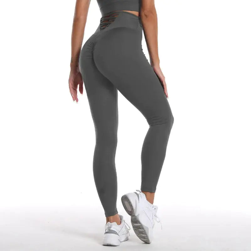 3-piece Sports Suits, Seamless Fitness Leggings